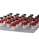 UK Red Coat Soldiers Army Set 21 Minifigures Toys