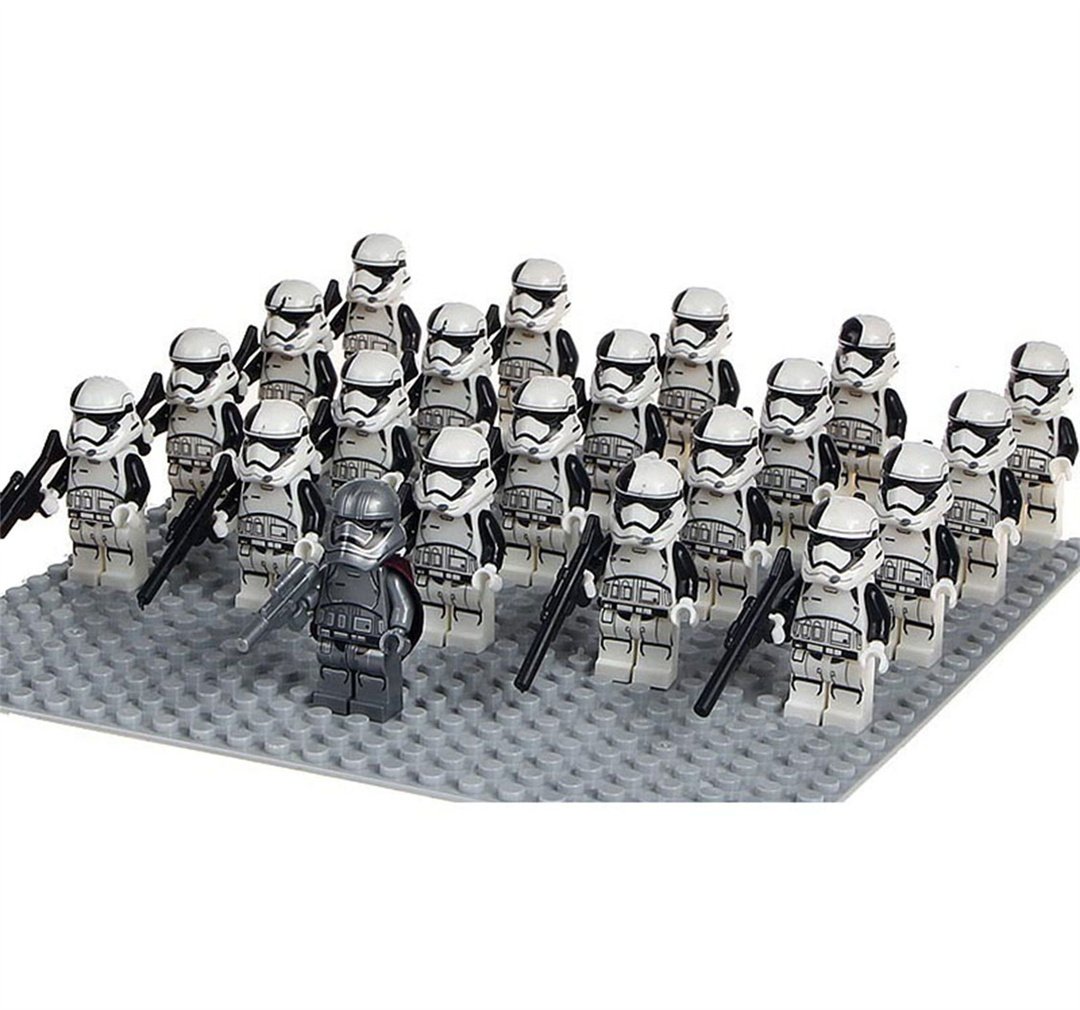 Captain Phasma & Stormtroopers Army Star Wars Custom Minifigure Toys