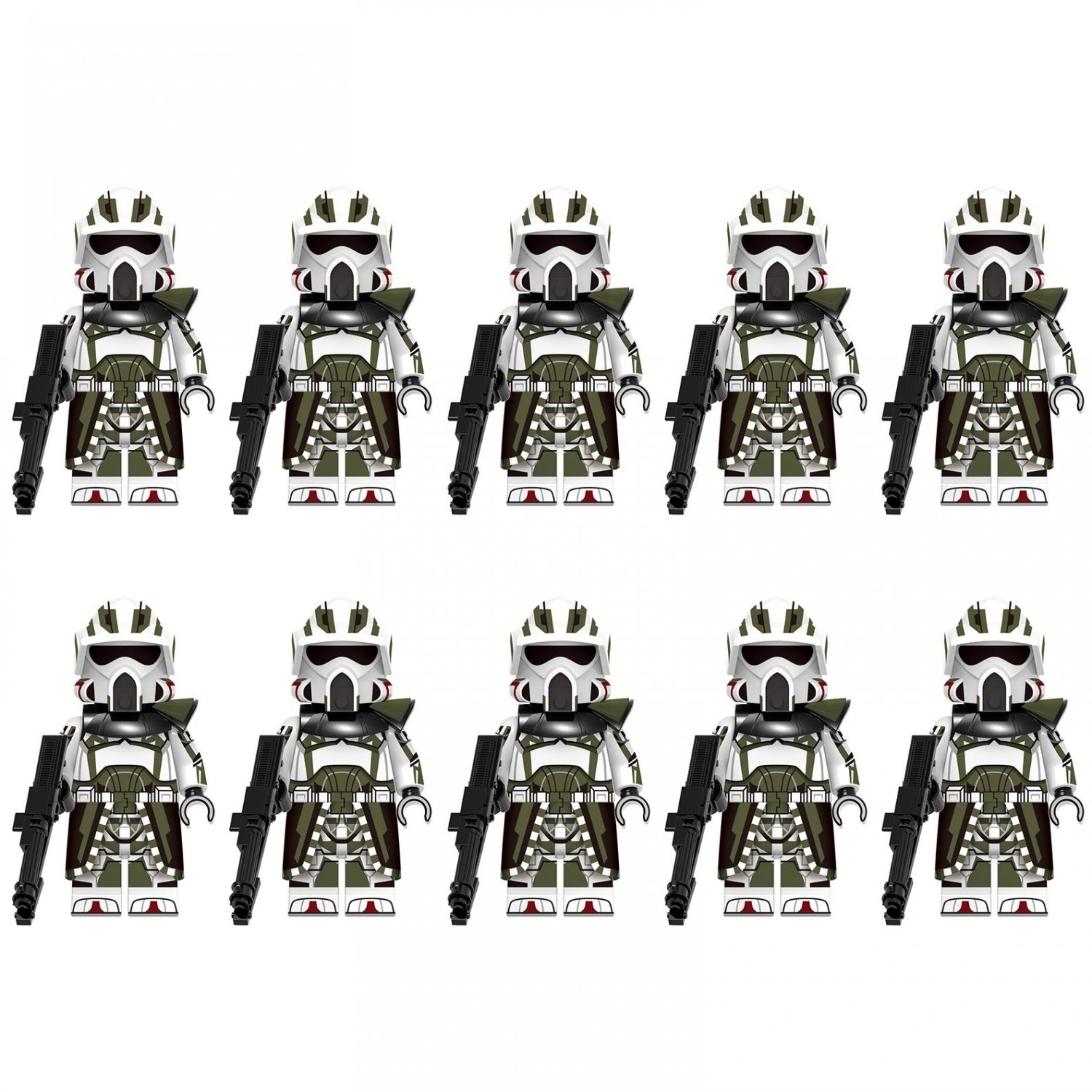 Star Wars Commander Trauma Unit 10 Minifigure Squad Set