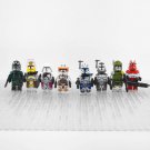Star Wars Clone Commanders (Gree, Rex, Cody) 8 Minifigure Set