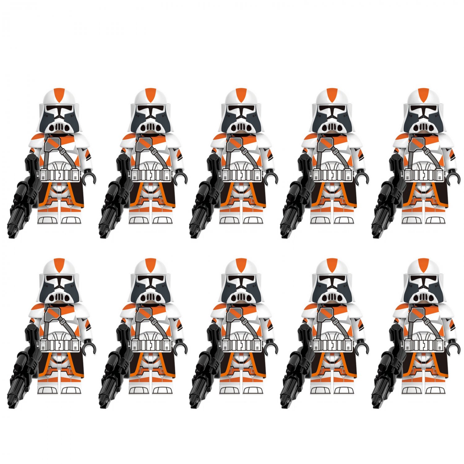 Star Wars 212th Heavy Clone Troopers 10 Minifigure Set