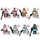 Star Wars Phase I Bomb Squad & Commander 8 Minifigure Set