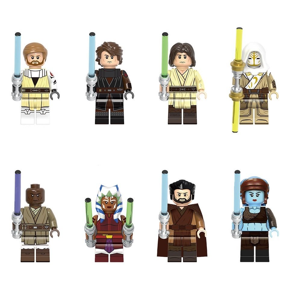 Star Wars Jedi Legends Collection 8 Minifigure Set