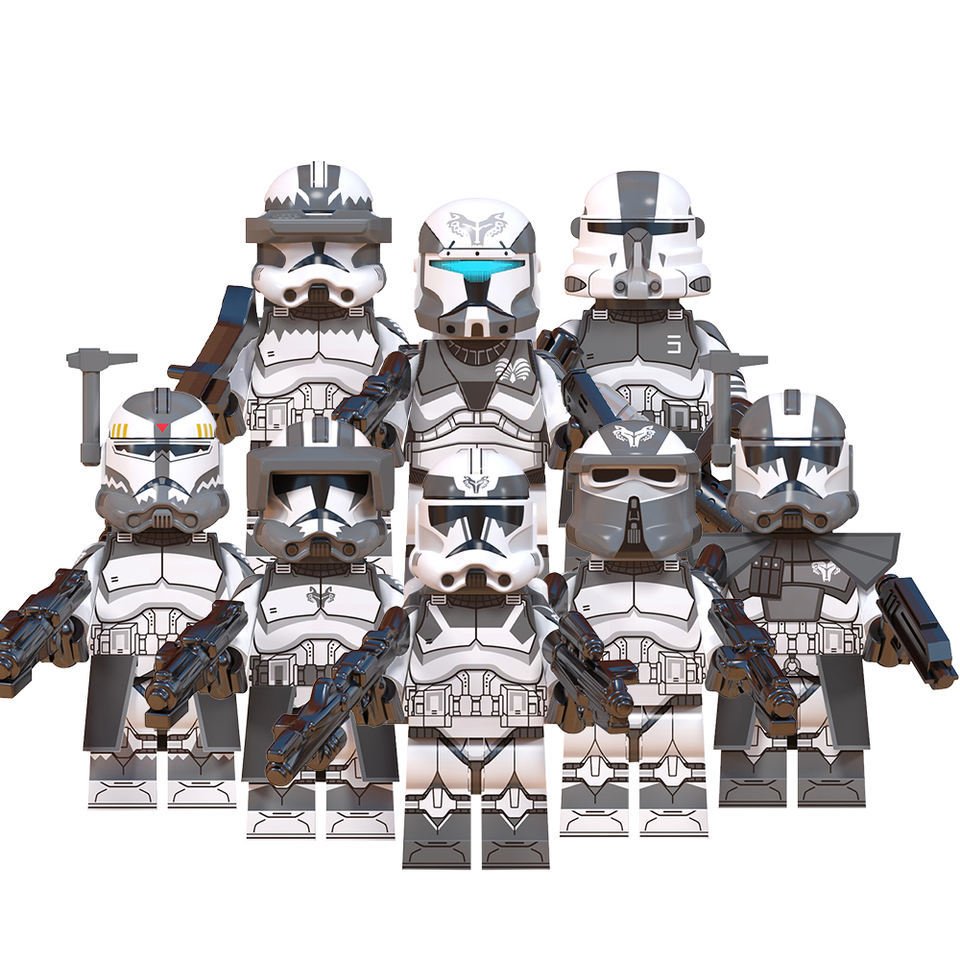 Star Wars 104th Wolfpack Clone Squad 8 Minifigure Set