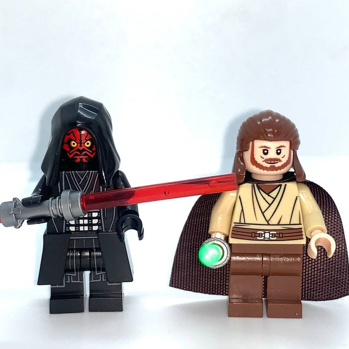 Star Wars 2 Minifigure Set &acirc;�� Qui-Gon vs Darth Maul Duel