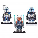 Star Wars Ahsoka, Rex & Jesse Clone Wars 3 Minifigure Set