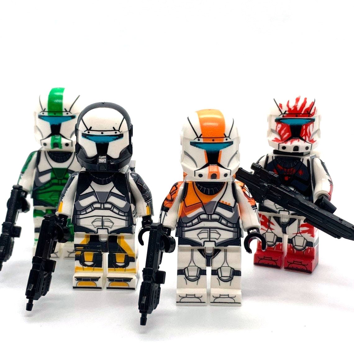 4pcs Delta Squad Star Wars Commando Minifigure Toy