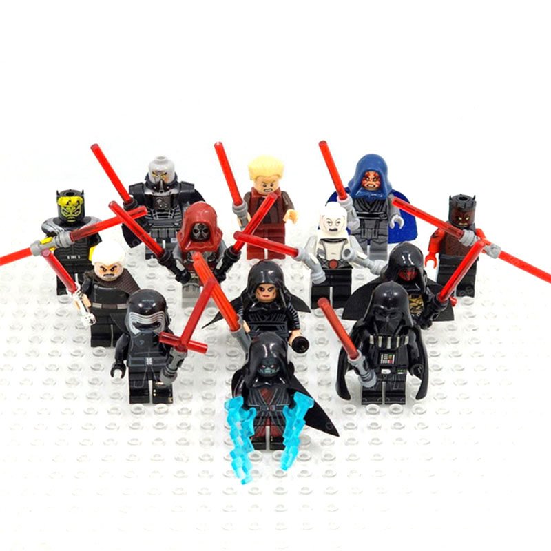 13pcs Sith Lords Star Wars Vader Maul Revan Minifigures