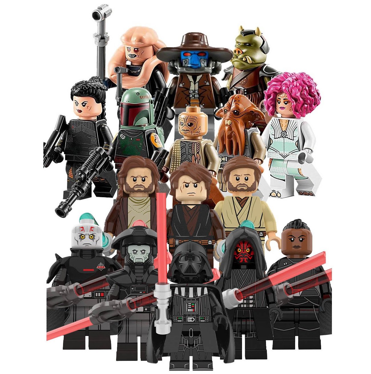 Star Wars Boba Fett Inquisitors 16 Minifigures Collection