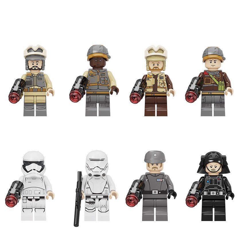 Star Wars Rebel Troopers & Imperial Recruits 8 Minifigures