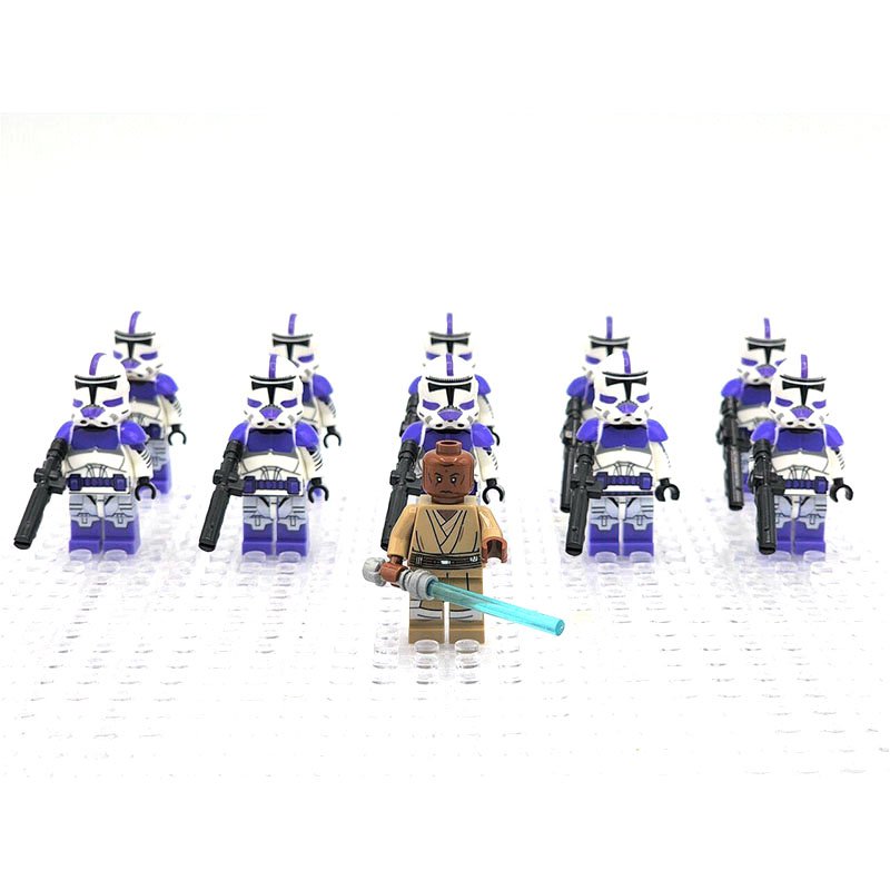 Star Wars 187th Legion Mace Windu 11 Minifigures Set