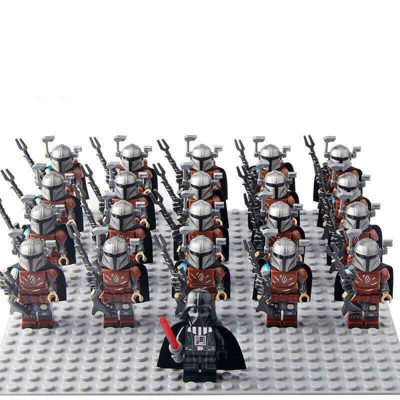 Star Wars Mandalorian Bounty Hunters 21 Custom Minifigures Army Pack