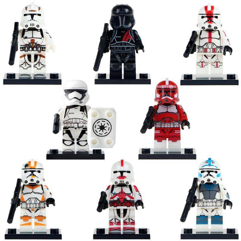 Star Wars Riot ARC Fives & Waxer 8 Minifigures Toys Set