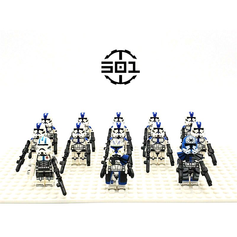 Star Wars Rex Jesse Echo 501st Clone 13 Minifigures Set