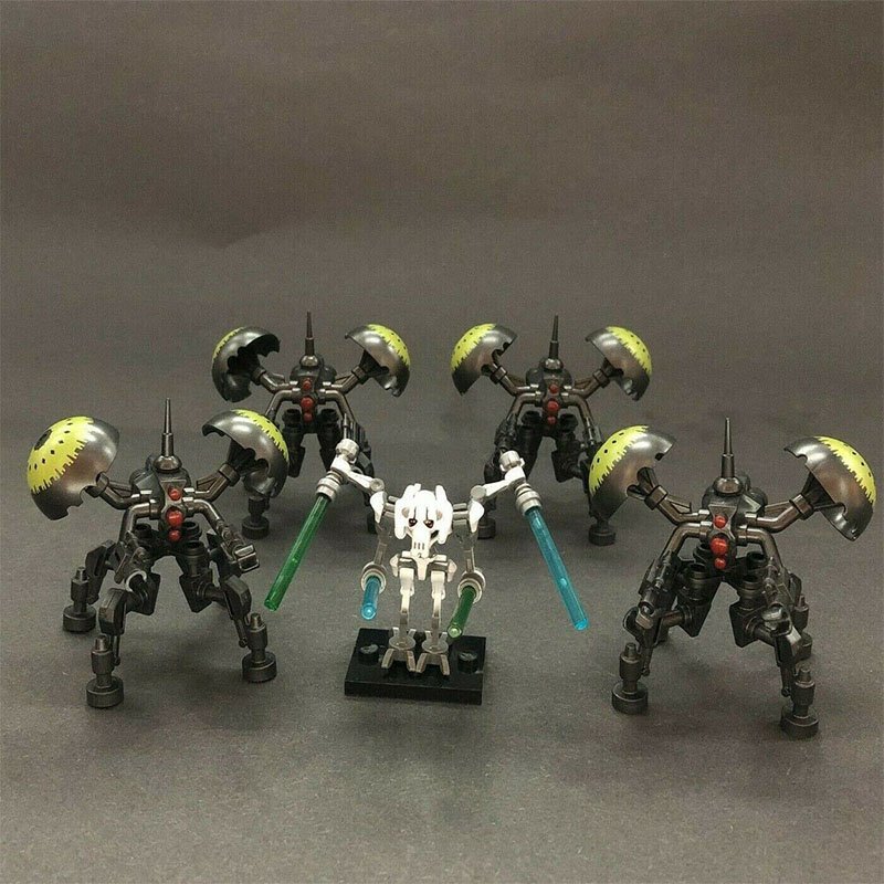 Star Wars General Grievous & Buzz Droids 5 Minifigures Toys