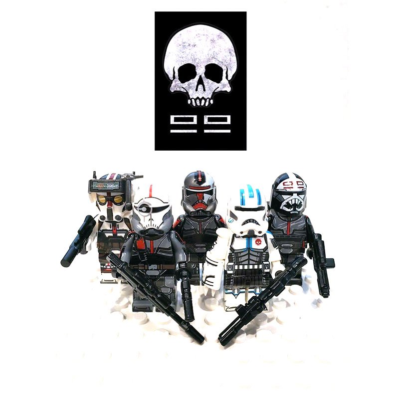 Star Wars Bad Batch Tech Wrecker Echo 5 Minifigures Set