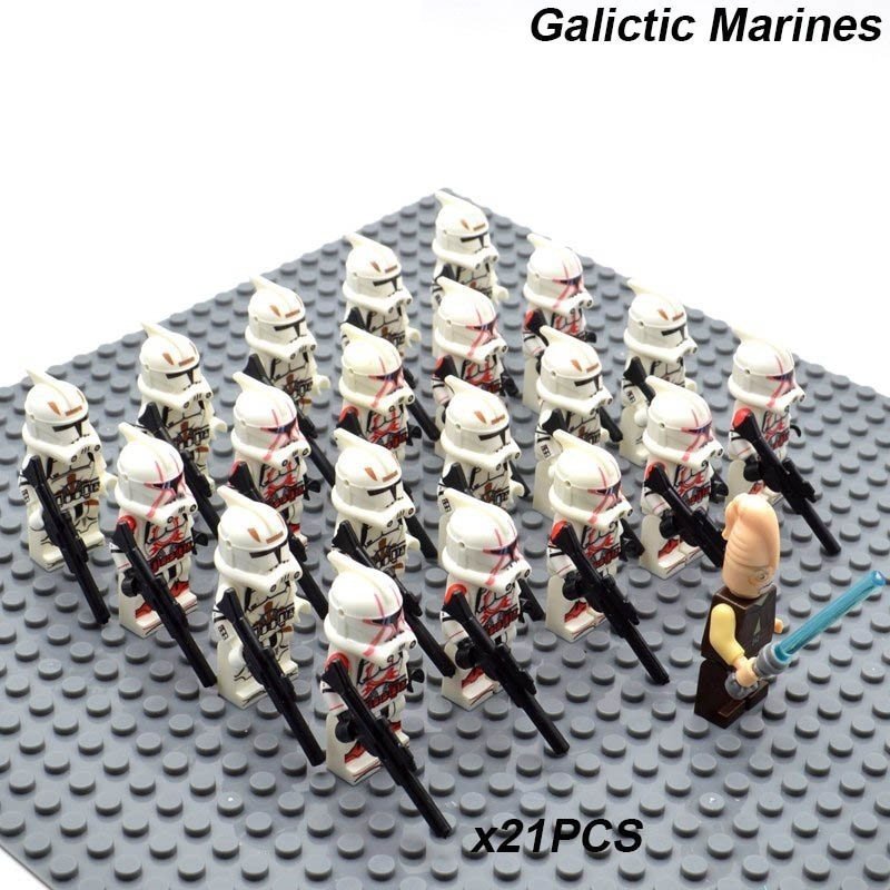 Star Wars Ki-Adi-Mundi & 21st Nova Corps 21 Minifigures Lot