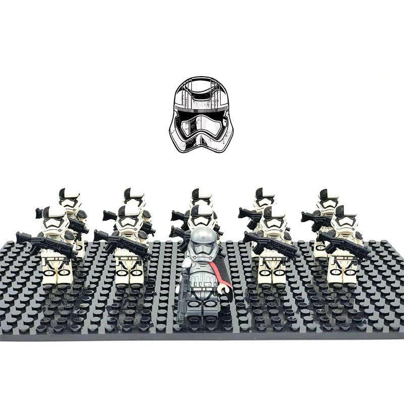 Star Wars Phasma First Order Army 11 Minifigures Set