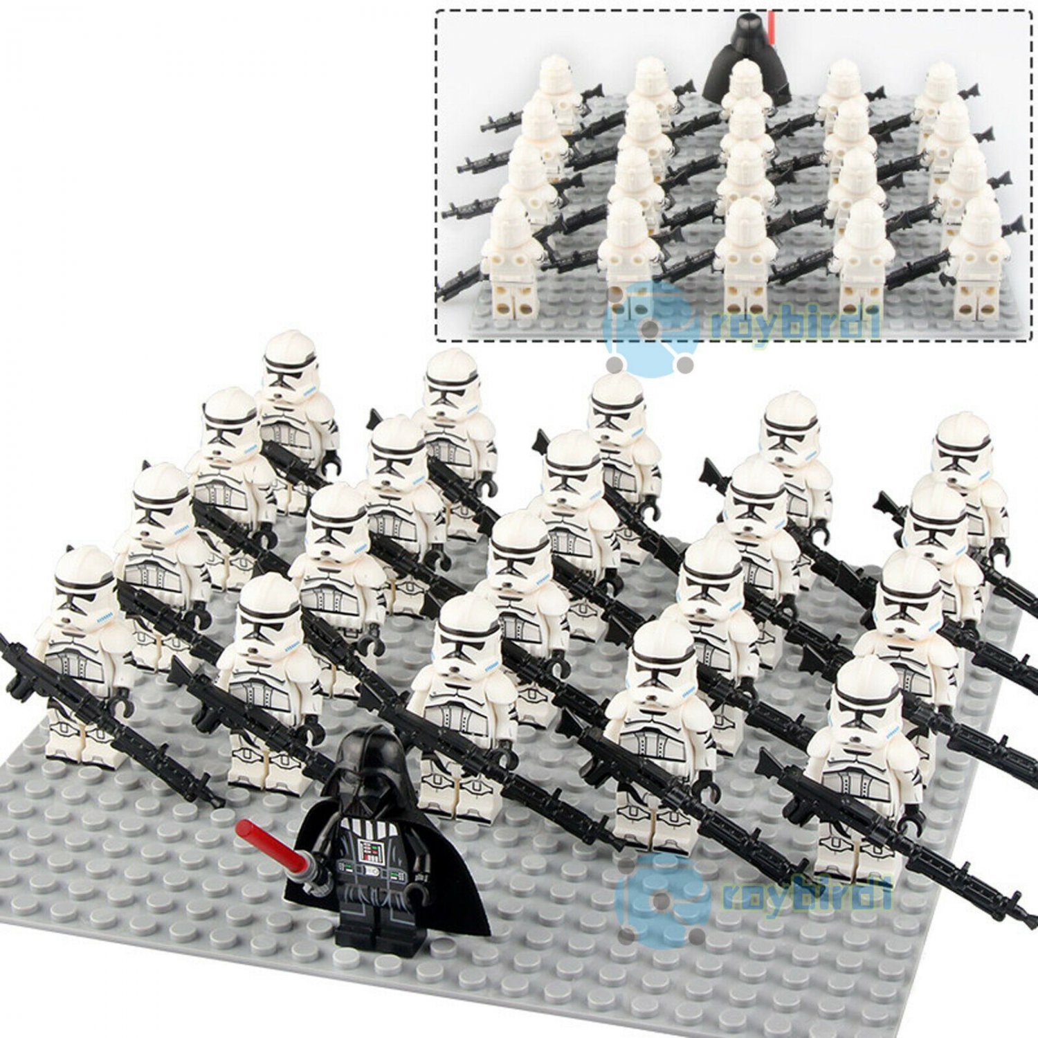 Star Wars Heavy Armor Clone Troopers Army 21 Minifigures Lot