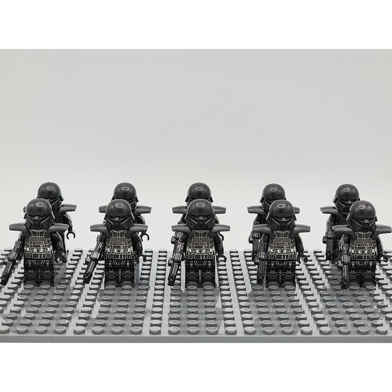 Star Wars Dark Troopers Mandalorian 10 Custom Minifigures Toys