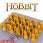 LOTR Mountain Dwarves Gold Sword Infantry B 21 Minifigures