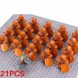 LOTR Mountain Dwarves Copper Army B 21 Minifigures
