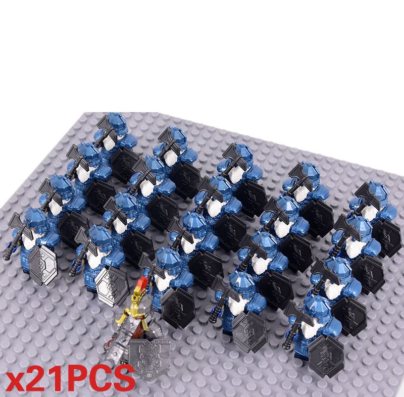LOTR Mountain Dwarves Cobalt Army A 21 Minifigures