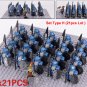 LOTR Mountain Dwarves Gold Silver Copper Cobalt Minifigures Toys Set