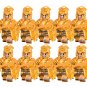 2pcs LOTR Silvan Elves Guardians Infantry Army Soldier Set A Minifigures