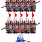 Ancient China Ming Dynasty Falchion Soliders Army Set D 11 Minifigures Lot