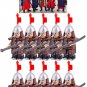 Ancient China Ming Dynasty Falchion Soliders Army Set D 11 Minifigures Lot