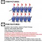 21pcs Custom Ancient China Ming Dynasty Falchion Army Set A Minifigures