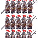 Ancient China Ming Dynasty Spear Infantry Army Set A 21 Minifigures