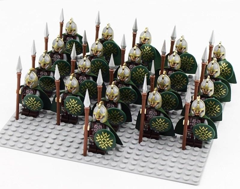LOTR Royal Guard Spear Infantry Army Set 21 Minifigure Toys Gift