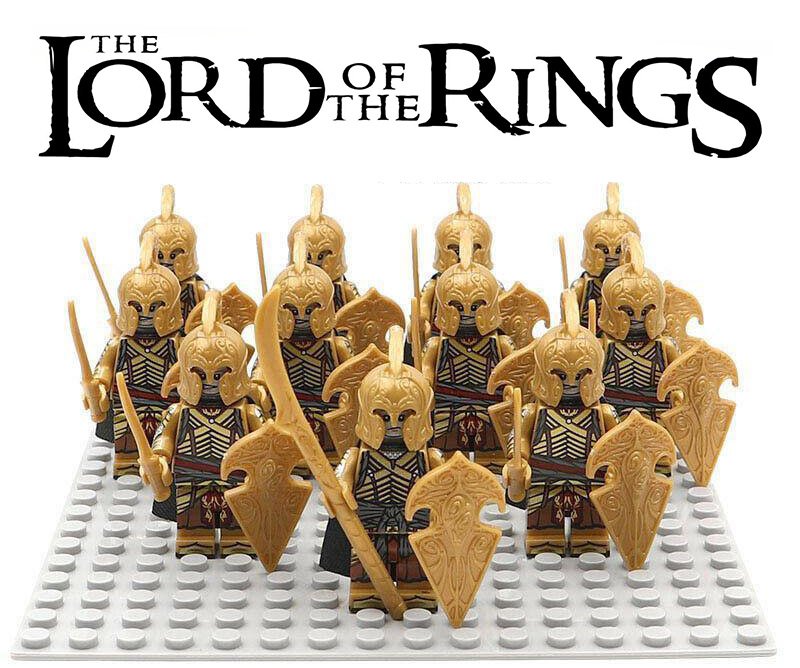 LOTR The Noldor Warriors High Elves Army Set 11 Minifigure Toys Gift