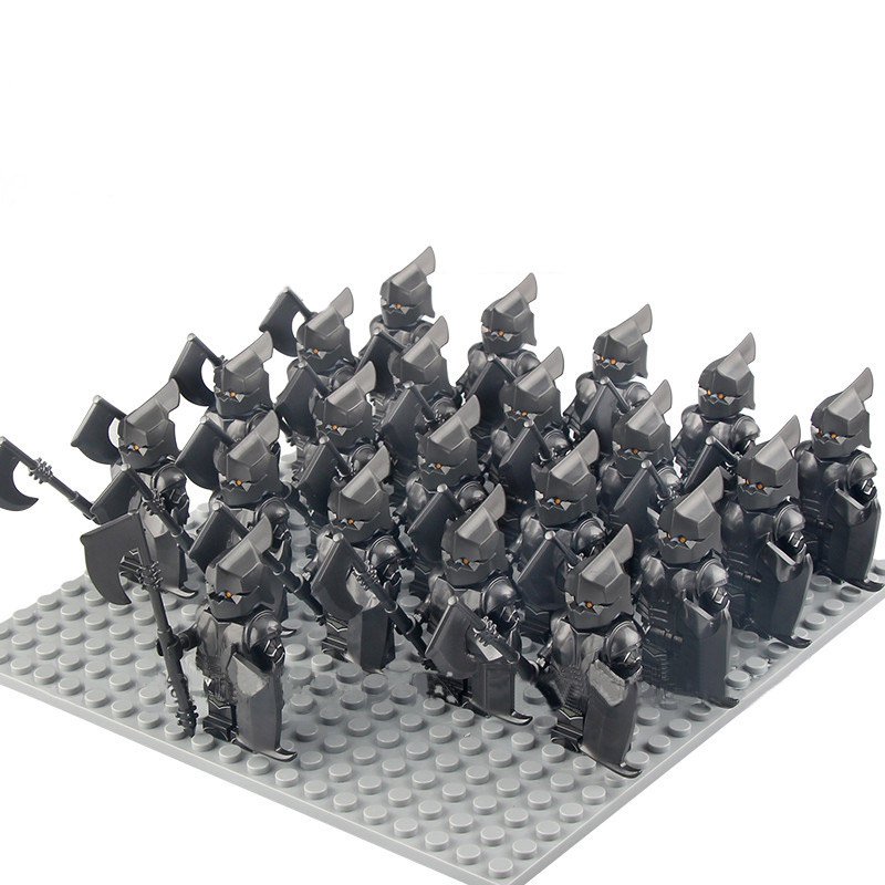 21pcs Mount Gundabad Orcs Heavy Axe Infantry LOTR Minifigures