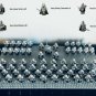 65pcs Gondor Heavy Battalion Infantry Army Soldiers LOTR Minifigures Set
