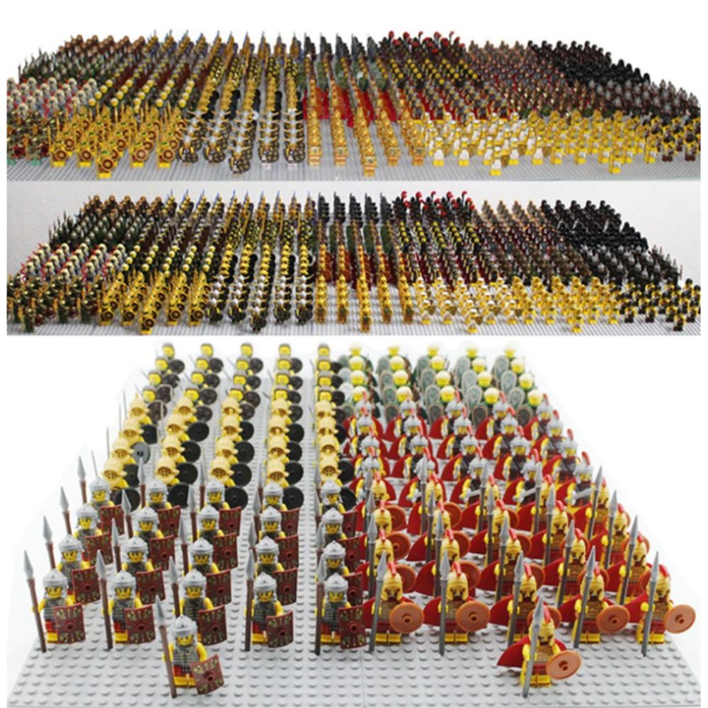21pcs Medieval Ancient Rome Roman Legion Army Set Collection Minifigures Toys
