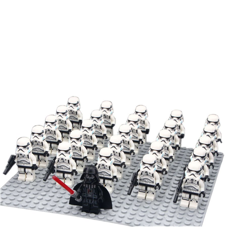 Star Wars Darth Vader Leader Imperial Stormtrooper Army 21 Minifigures Set Toys