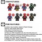 8pcs Spiderman with Stealth Suit Spider-Armor Collection DIY Minifigures for Kids