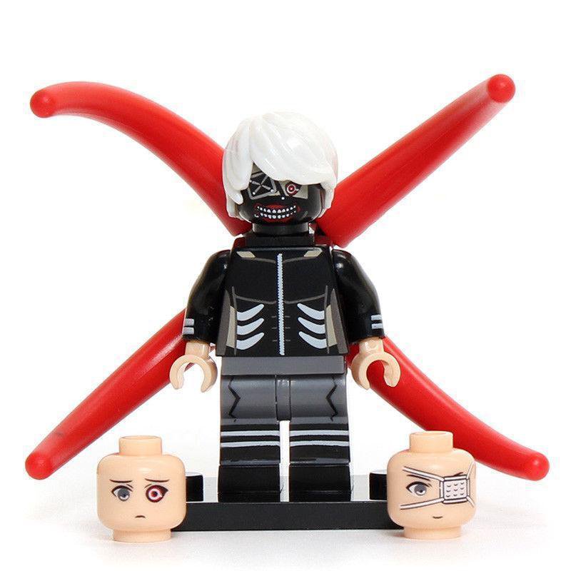 1pcs Tokyo Ghoul Series Ken Kaneki Minifigure Building Blocks Toys Gifts
