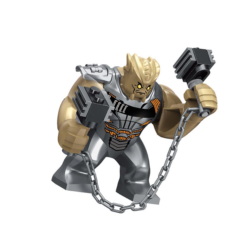1pcs Marvel Powers LARGE Black Dwarf (Cull Obsidian) Minifigure Building Blocks