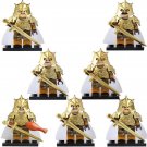 7pcs Custom The Kingsguard Minifigures Building Blocks Toys for Boys and Girls