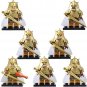 7pcs Custom The Kingsguard Minifigures Building Blocks Toys for Boys and Girls