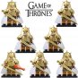 7pcs Custom The Kingsguard Minifigures Building Blocks Toys for Boys and Girls
