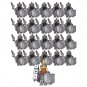LOTR Dwarf King and Heavy Pike Army 21PCS Minifigure Set