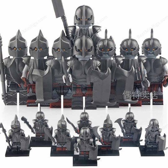 LOTR Gundabad and Dol Guldur Orcs 8PCS Minifigure Set