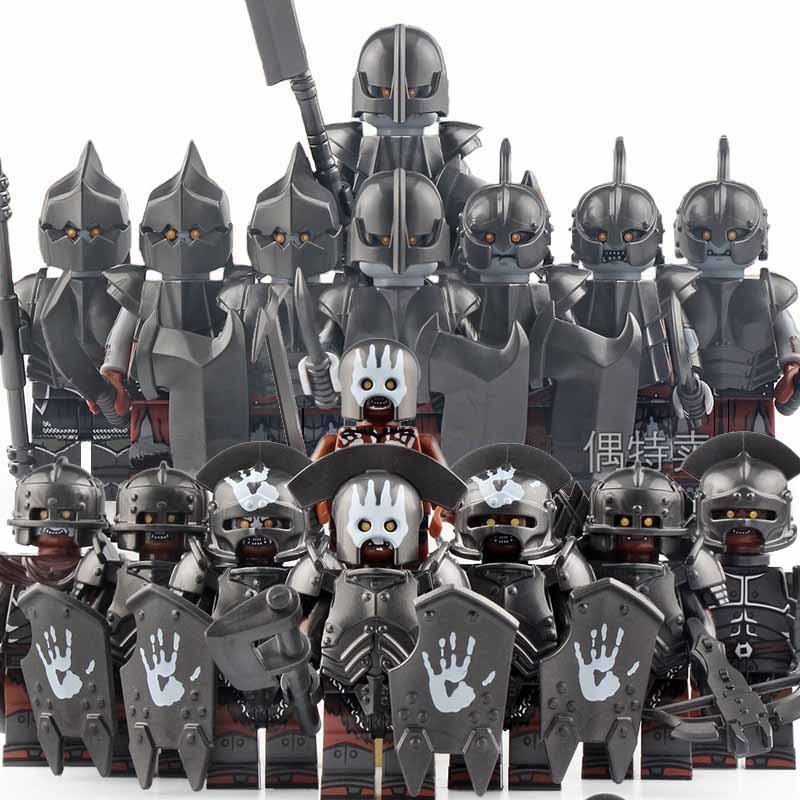 LOTR Uruk-hai, Mordor and Dol Guldur Orcs 16PCS Minifigure Set