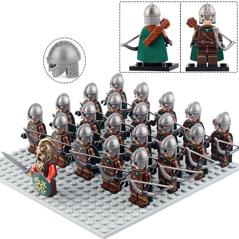 LOTR Rohan Royal Guards Light Archers 21PCS Minifigure Set