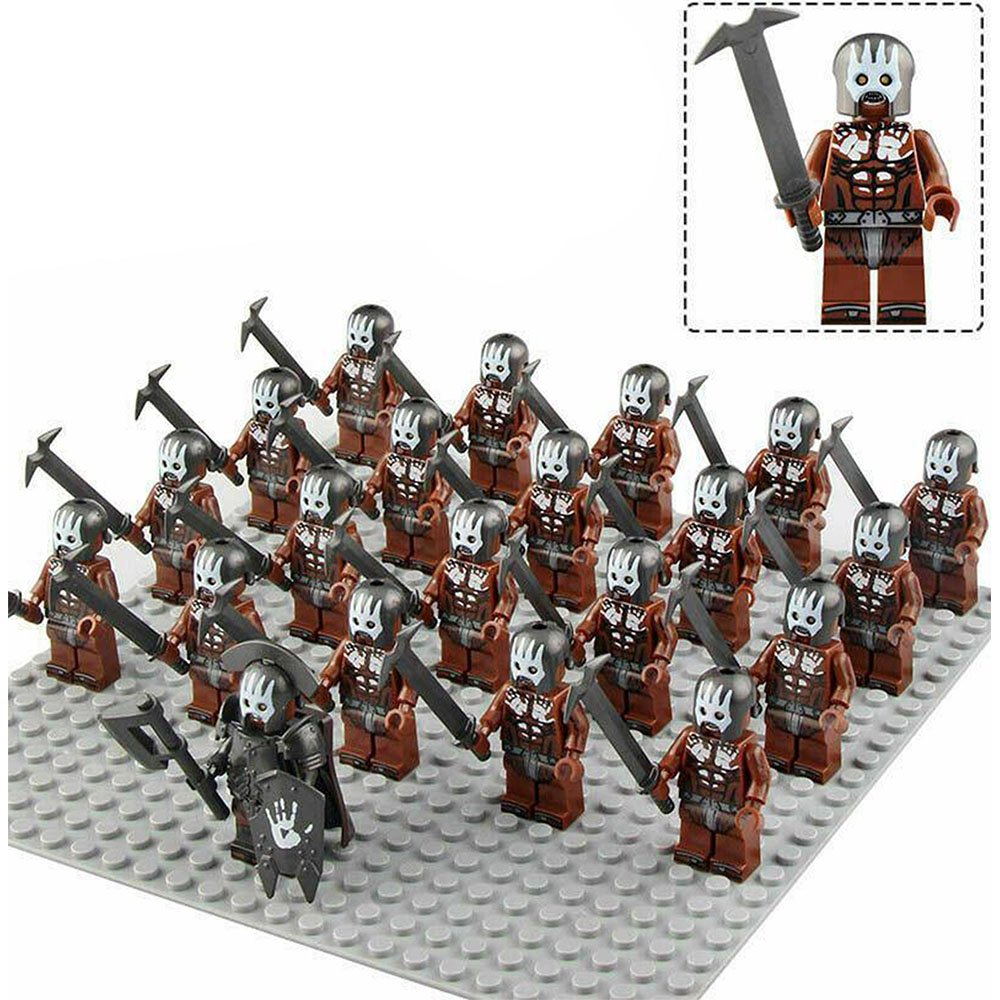LOTR Uruk-hai Heavy Pike Infantry 21PCS Minifigure Set